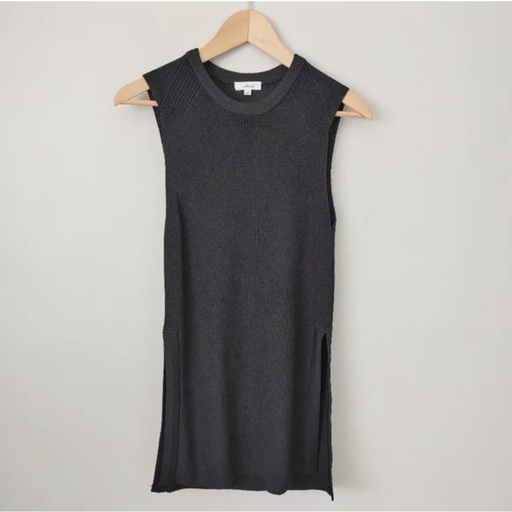 Aritzia | Wilfred Palmier Sleeveless Tunic Sweater Vest Black | US M - Picture 7 of 16